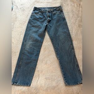 Rustler Men's Straight Leg Denim Jeans - Blue